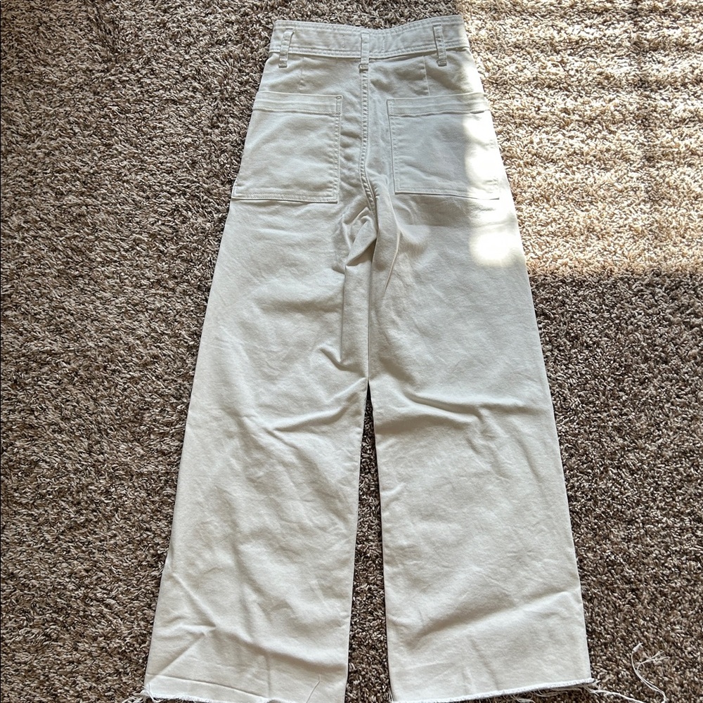 Zara High Rise Wide Leg Jeans - Picture 6 of 7
